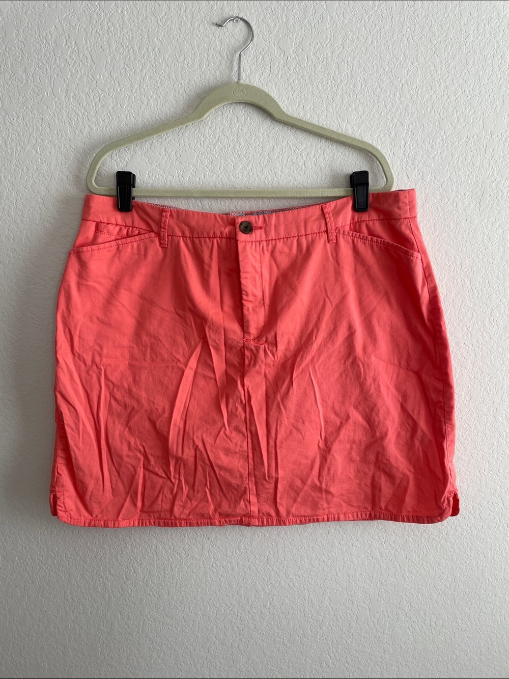Croft&Barrow Coral Lined Skort Size 18